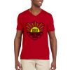 Adult Softstyle® V-Neck T-Shirt Thumbnail