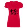 Ladies' SoftStyle® Fitted V-Neck T-Shirt Thumbnail