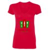 Ladies' SoftStyle® Fitted V-Neck T-Shirt Thumbnail