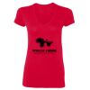 Ladies' SoftStyle® Fitted V-Neck T-Shirt Thumbnail