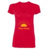 Ladies' SoftStyle® Fitted V-Neck T-Shirt Thumbnail