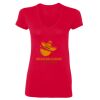 Ladies' SoftStyle® Fitted V-Neck T-Shirt Thumbnail