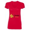 Ladies' SoftStyle® Fitted V-Neck T-Shirt Thumbnail
