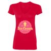 Ladies' SoftStyle® Fitted V-Neck T-Shirt Thumbnail