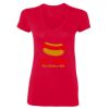 Ladies' SoftStyle® Fitted V-Neck T-Shirt Thumbnail
