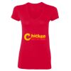 Ladies' SoftStyle® Fitted V-Neck T-Shirt Thumbnail