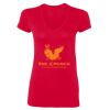 Ladies' SoftStyle® Fitted V-Neck T-Shirt Thumbnail