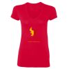 Ladies' SoftStyle® Fitted V-Neck T-Shirt Thumbnail