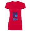 Ladies' SoftStyle® Fitted V-Neck T-Shirt Thumbnail