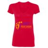 Ladies' SoftStyle® Fitted V-Neck T-Shirt Thumbnail