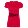 Ladies' SoftStyle® Fitted V-Neck T-Shirt Thumbnail