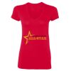 Ladies' SoftStyle® Fitted V-Neck T-Shirt Thumbnail