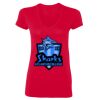 Ladies' SoftStyle® Fitted V-Neck T-Shirt Thumbnail