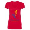 Ladies' SoftStyle® Fitted V-Neck T-Shirt Thumbnail