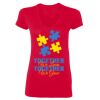 Ladies' SoftStyle® Fitted V-Neck T-Shirt Thumbnail
