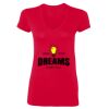 Ladies' SoftStyle® Fitted V-Neck T-Shirt Thumbnail
