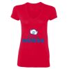 Ladies' SoftStyle® Fitted V-Neck T-Shirt Thumbnail