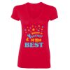 Ladies' SoftStyle® Fitted V-Neck T-Shirt Thumbnail