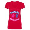 Ladies' SoftStyle® Fitted V-Neck T-Shirt Thumbnail