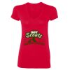 Ladies' SoftStyle® Fitted V-Neck T-Shirt Thumbnail