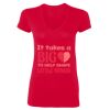 Ladies' SoftStyle® Fitted V-Neck T-Shirt Thumbnail