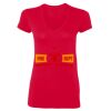 Ladies' SoftStyle® Fitted V-Neck T-Shirt Thumbnail