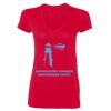 Ladies' SoftStyle® Fitted V-Neck T-Shirt Thumbnail