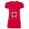 Ladies' SoftStyle® Fitted V-Neck T-Shirt Thumbnail