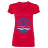 Ladies' SoftStyle® Fitted V-Neck T-Shirt Thumbnail