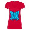 Ladies' SoftStyle® Fitted V-Neck T-Shirt Thumbnail