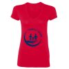 Ladies' SoftStyle® Fitted V-Neck T-Shirt Thumbnail