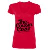 Ladies' SoftStyle® Fitted V-Neck T-Shirt Thumbnail