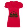 Ladies' SoftStyle® Fitted V-Neck T-Shirt Thumbnail