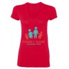 Ladies' SoftStyle® Fitted V-Neck T-Shirt Thumbnail