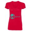 Ladies' SoftStyle® Fitted V-Neck T-Shirt Thumbnail