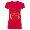 Ladies' SoftStyle® Fitted V-Neck T-Shirt Thumbnail
