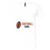Unisex Jersey Short-Sleeve V-Neck T-Shirt Thumbnail