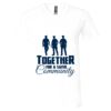Unisex Jersey Short-Sleeve V-Neck T-Shirt Thumbnail